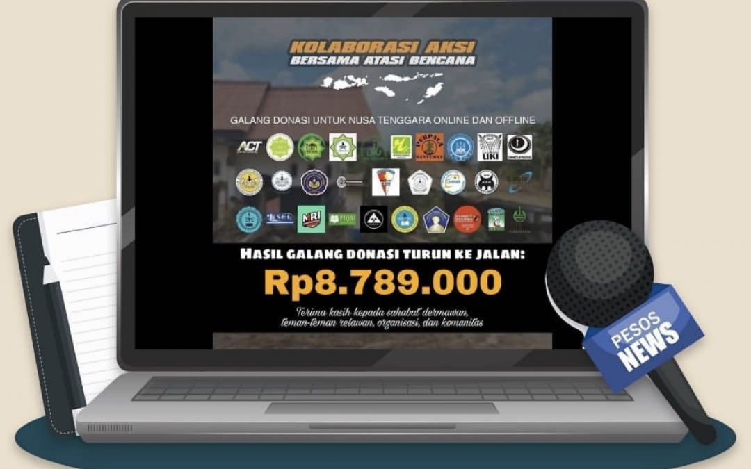 PRESS RELEASE : PESOS PEDULI KOLABORASI AKSI BERSAMA ATASI BENCANA NUSA TENGGARA