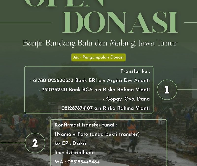 PESOS PEDULI BANJIR BANDANG KOTA BATU MALANG